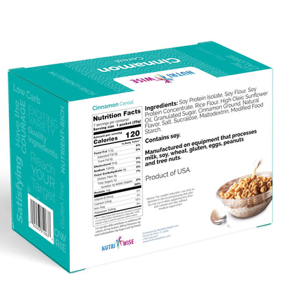 NutriWise - Cinnamon Cereal (7/Box) - NutriWise