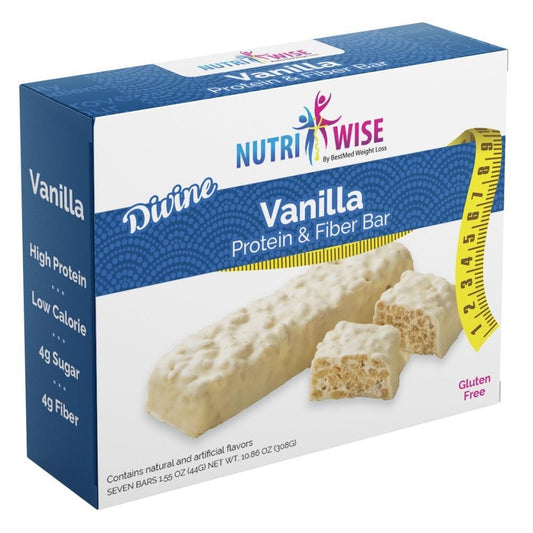 NutriWise - Divine Vanilla Bar (7/Box) - NutriWise
