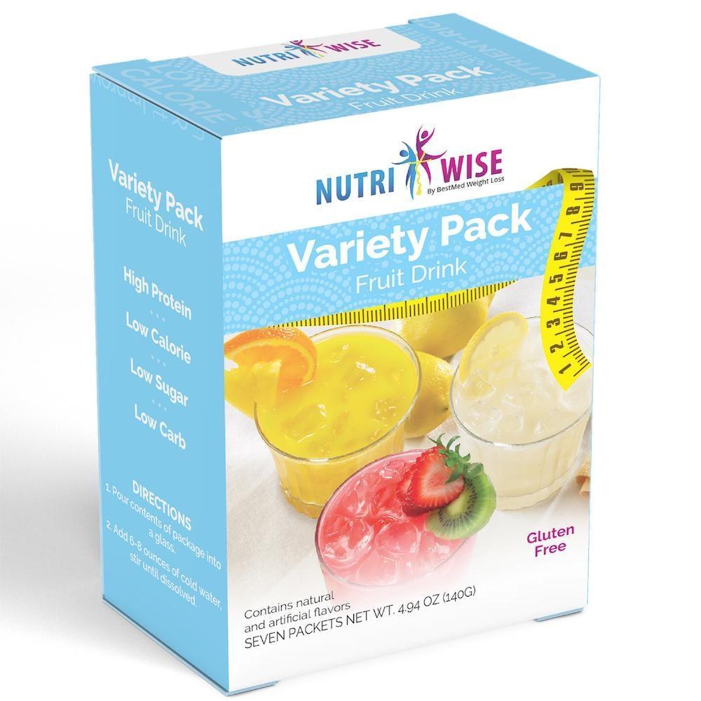 NutriWise - Fruit Drink Variety Pack (7/Box) - NutriWise