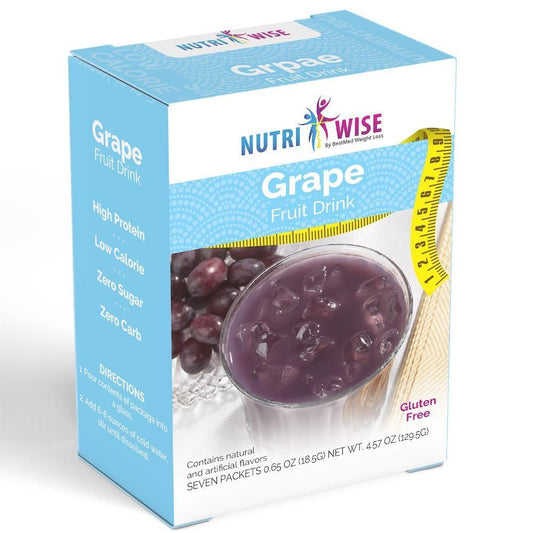 NutriWise - Grape Fruit Drink (7/Box) - NutriWise