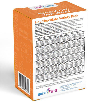 NutriWise - Hot Chocolate Variety Pack (7/Box) - NutriWise