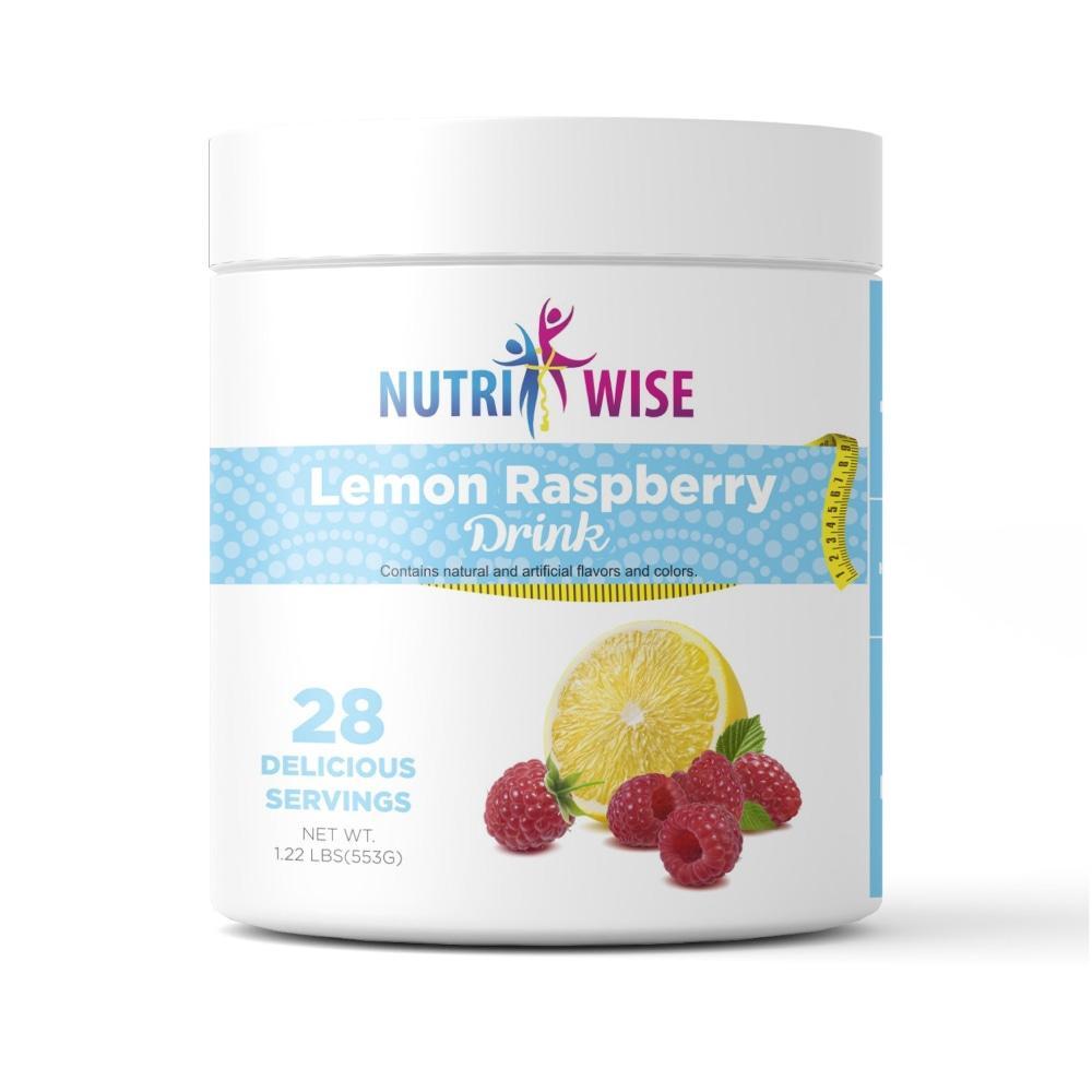 NutriWise - Lemon Raspberry Drink Canister ((28 serv.) - NutriWise