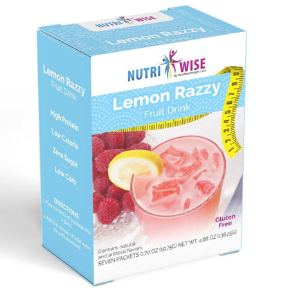 NutriWise - Lemon Razzy Fruit Drink (7/Box) - NutriWise