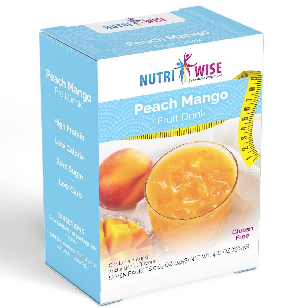 NutriWise - Peach Mango Fruit Drink (7/Box) - NutriWise