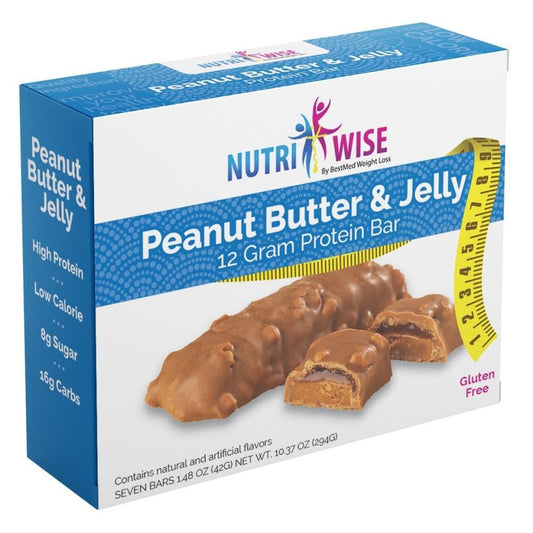 NutriWise - Peanut Butter & Jelly Bar (7/Box) - NutriWise
