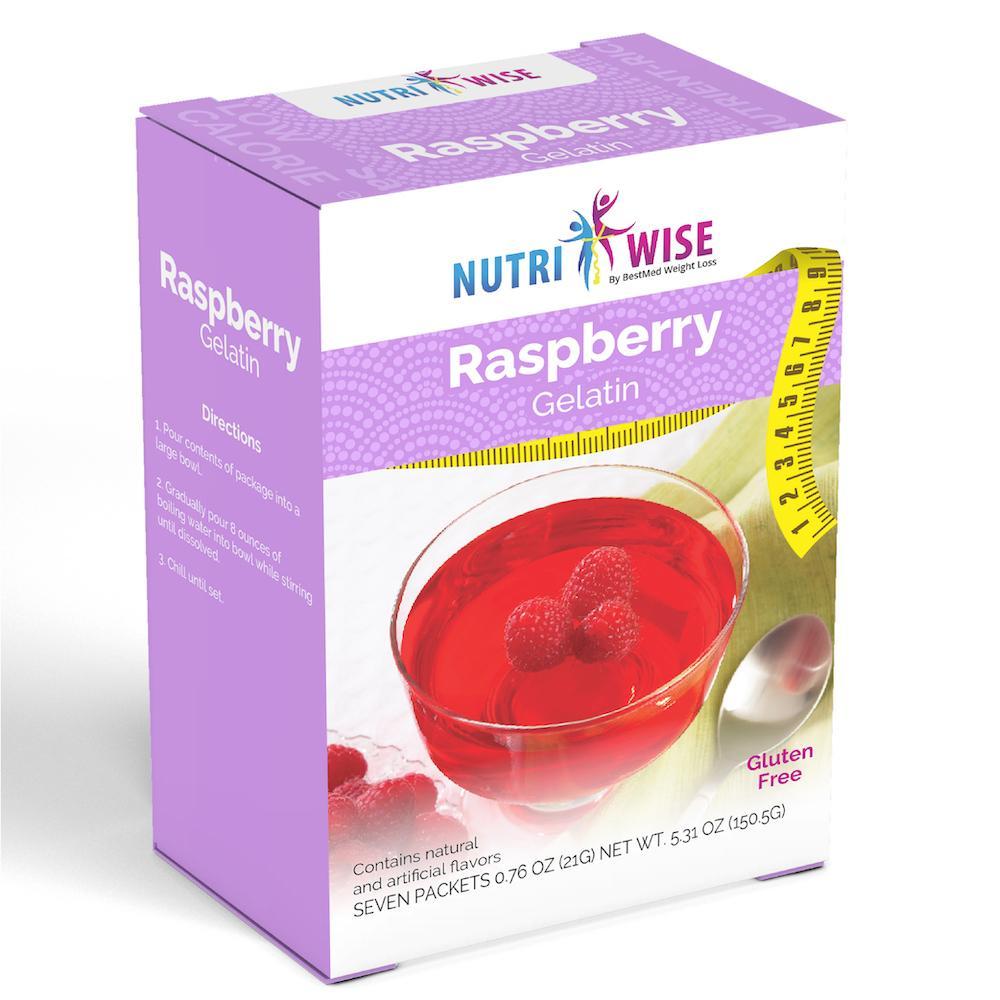 NutriWise - Raspberry Gelatin (7/Box) - NutriWise