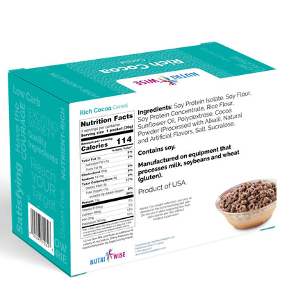 NutriWise - Rich Cocoa Cereal (7/Box) - NutriWise