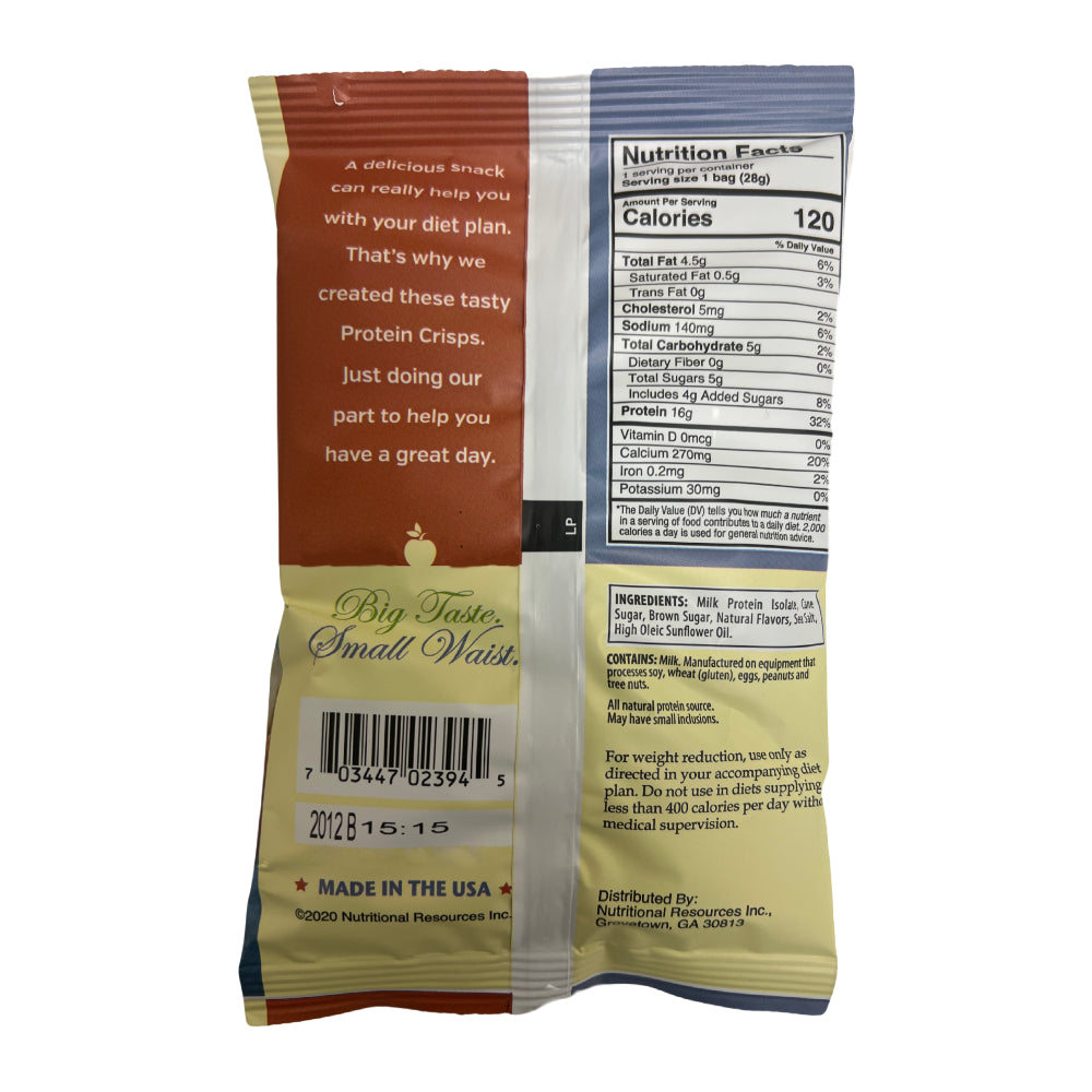 NutriWise - Salted Caramel Crisps (7 bags) - NutriWise