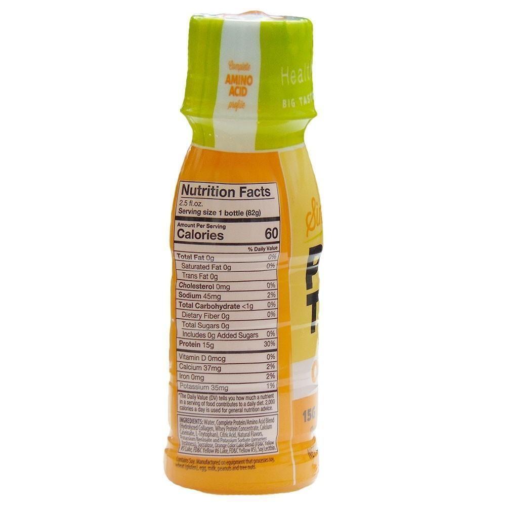 NutriWise - Single Protein Shot Orange (4-Pack Bottles) - NutriWise