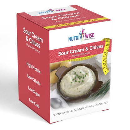 NutriWise - Sour Cream & Chives Mashed Potatoes (7/Box) - NutriWise