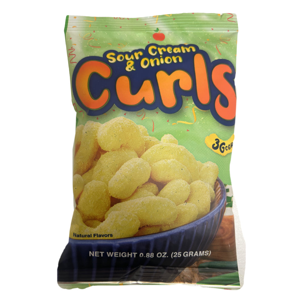 NutriWise - Sour Cream and Onion Curls (7 bags) - NutriWise