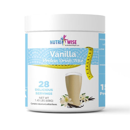 NutriWise - Vanilla Instant Drink Canister (28 serv.) - NutriWise