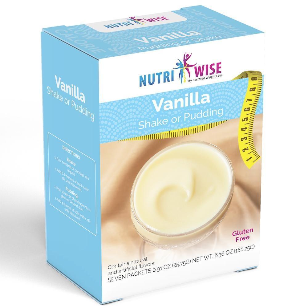 NutriWise - Vanilla Shake or Pudding (7/Box) - NutriWise