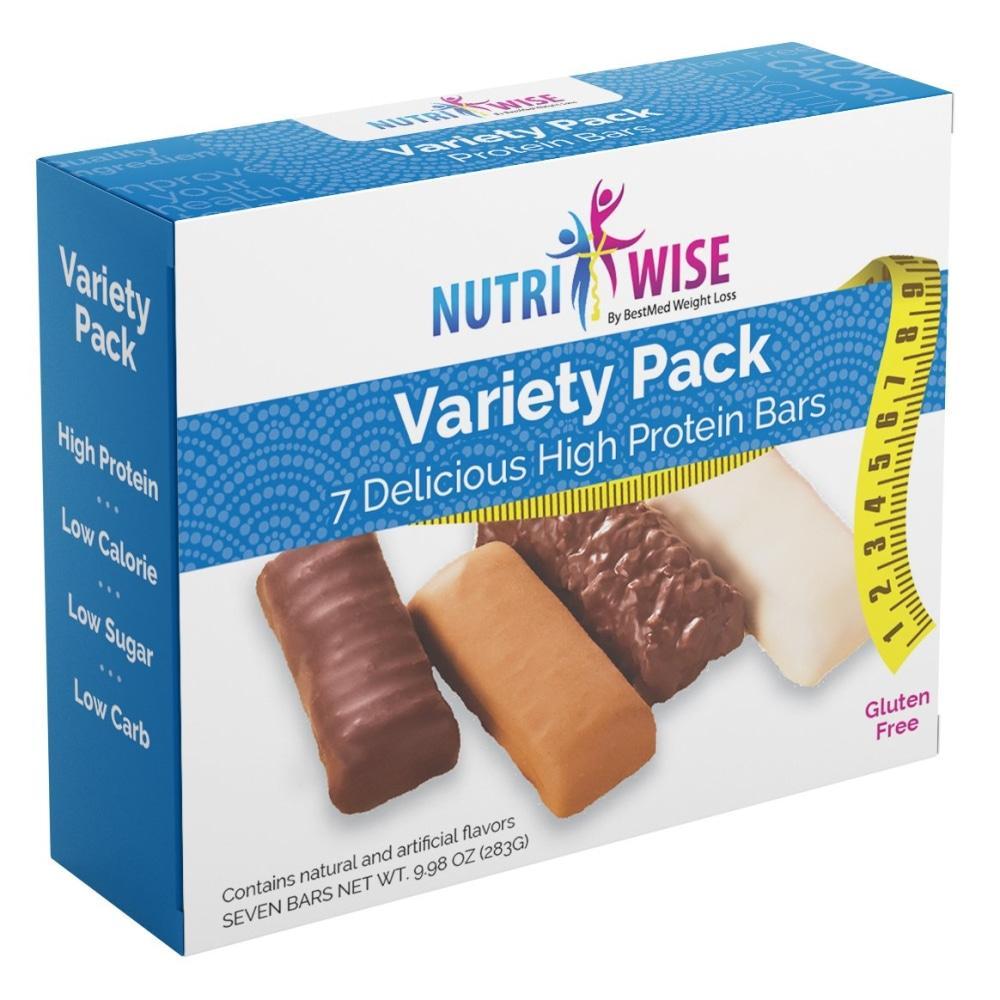 NutriWise - Variety Pack Bars (7/Box) - NutriWise