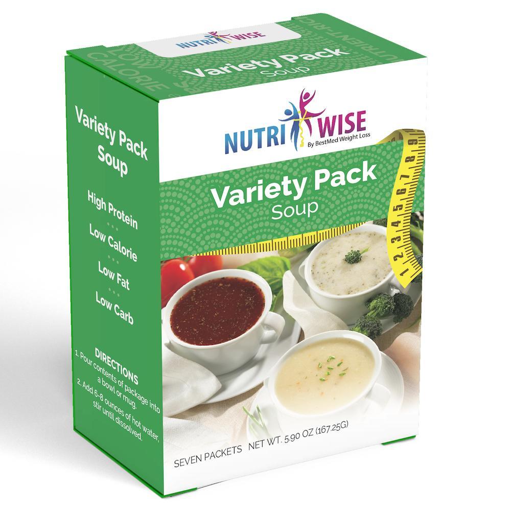 NutriWise - Variety Pack Soup (7/Box) - NutriWise