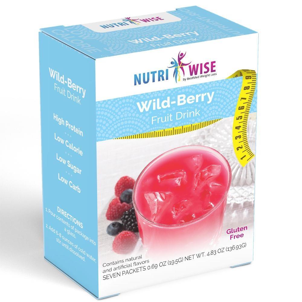 NutriWise - Wild Berry Fruit Drink (7/Box) - NutriWise